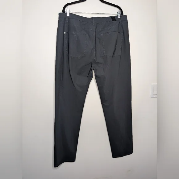 Vuori Meta Pant Athletic Slim Fit Dark Gray Pants 38
